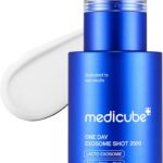 medicube Zero Exosome Shot 2,000 PPM Spicule Facial Serum | Liquid Skin Booster Serum | Exosome, AHA+BHA+PHA | Pore Care, Dead Skin Cells, Skin Texture | Korean Skin Care 30 ml