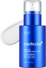 medicube Zero Exosome Shot 2,000 PPM Spicule Facial Serum | Liquid Skin Booster Serum | Exosome, AHA+BHA+PHA | Pore Care, Dead Skin Cells, Skin Texture | Korean Skin Care 30 ml