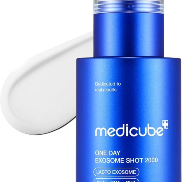 medicube Zero Exosome Shot 2,000 PPM Spicule Facial Serum | Liquid Skin Booster Serum | Exosome, AHA+BHA+PHA | Pore Care, Dead Skin Cells, Skin Texture | Korean Skin Care 30 ml
