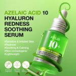 Anua Azelaic Acid 10 Hyaluronic Redness Soothing Serum, Facial Serum for Sensitive Skin, Hyaluronic Acid, Niacinamide, Spot Care, Natural Colour, Vegan, Korean Skincare (30 ml / 1.01 fl oz.) - Image 2