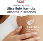 Eucerin Sun Body Oil Control Gel-Cream SPF 50+ 200ml, Ultra-Light Dry Touch Gel Sun Cream for Oily Skin, Fast-Drying Sunscreen with Oil Control Technology, Water-Resistant - Image 3