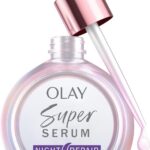 Olay Super Serum Night Repair, Hydrating Face Serum with Niacinamide, Peptide, Anti-Ageing & Brightening Skincare for a Youthful Glow, 30ml