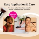 Flat Top Kabuki Brush By Keshima - Premium Foundation Brush, Buffing Brush, Blending Brush, Face Brush - Image 4