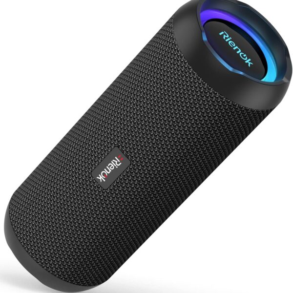 RIENOK Bluetooth Speaker 30W Wireless Speaker Portable Dual Pairing HD Stereo Sound IP67 Waterproof Bluetooth 5.0 Outdoor Sport Speaker