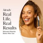 Kitsch Dermaplane Razor for Women Face – Face Razors for Women & Men, Eyebrow Trimmer & Face Shaver – Exfoliating Facial Razor & Skin Care Tool for Smoother Skin - Black, 12 pcs - Image 7