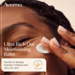 AVEENO Face CALM+RESTORE Oat Rich Balm (1x 50ml), 24-Hour Hydration Face Moisturiser with Triple Oat Complex, Face Care Soothes and Hydrates Irritated, Very Dry, and Sensitive Skin - Image 3