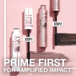 Maybelline New York Lash Sensational Sky High Serum Infused Lash Primer for Mascara, Lengthening, Thickening, Tinted and Washable Formula, Soft Black, 1 Count - Image 6