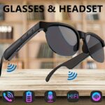 Smart Glasses with Wireless HIFI Headphones, Dual Speaker, Touch Control, Rechargeable Lithium Battery, USB Type-C Charging, Ideal for Music and Calls, Wireless Headphones|Modern Eyewear|Wireless Connectivity, Wireless Headphones - Image 2