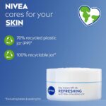 NIVEA Refreshing Day Face Cream SPF 30 (50ml), Hydrating Face Moisturiser with Aloe Vera and Hyaluronic Acid, Moisturiser with SPF for Normal Skin - Image 7