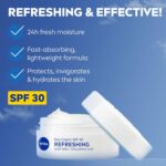 NIVEA Refreshing Day Face Cream SPF 30 (50ml), Hydrating Face Moisturiser with Aloe Vera and Hyaluronic Acid, Moisturiser with SPF for Normal Skin - Image 2