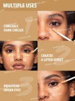SHEGLAM Like Magic 12HR Full Coverage Concealer – Chantilly Matte Liquid Concealer - Image 5