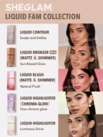 SHEGLAM Sun Beam Matte Liquid Bronzer-Golden Sun Gel Cream Contour Non-Greasy Long Lasting Highly Pigmented Contour Contouring Weightless Bronzer Brown Contour & Bronzer Brand Beauty Makeup Face Paint Cosmetic For Women Girls Perfect For Spring Summer Ideal For Y2K Fancy Fashion Suitable For Birthday Mother'S Day Gift Rave Party Ready Best Color - Image 9