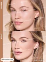 SHEGLAM Sun Beam Matte Liquid Bronzer-Golden Sun Gel Cream Contour Non-Greasy Long Lasting Highly Pigmented Contour Contouring Weightless Bronzer Brown Contour & Bronzer Brand Beauty Makeup Face Paint Cosmetic For Women Girls Perfect For Spring Summer Ideal For Y2K Fancy Fashion Suitable For Birthday Mother'S Day Gift Rave Party Ready Best Color - Image 4
