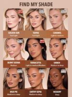 SHEGLAM Sun Beam Matte Liquid Bronzer-Golden Sun Gel Cream Contour Non-Greasy Long Lasting Highly Pigmented Contour Contouring Weightless Bronzer Brown Contour & Bronzer Brand Beauty Makeup Face Paint Cosmetic For Women Girls Perfect For Spring Summer Ideal For Y2K Fancy Fashion Suitable For Birthday Mother'S Day Gift Rave Party Ready Best Color - Image 3