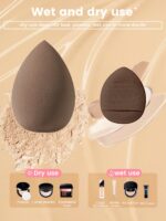55pcs Makeup Brush Set Includes Eye Shadow, Eyebrow, Foundation, Powder, Blush, Concealer, Highlighter Brushes, Super Soft Synthetic Bristles For Daily Facial Makeup - Image 7