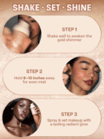 SHEGLAM Light Me Up Luminous Setting Spray Brand Beauty Makeup Face Paint Cosmetic For Women Girls Perfect For Spring Summer Ideal For Y2K Fancy Fashion Suitable For Birthday Mother'S Day Gift Rave Party Ready Best Color - Image 9