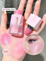 SHEGLAM Color Bloom Liquid Blush-Petal Talk  Liquid Blush Liquid Waterproof Long Lasting High Pigment Non-Fading  Lasting Glow Lightweight Face Makeup Blush Brand Beauty Makeup Face Paint Cosmetic For Women Girls Perfect For Spring Summer Ideal For Y2K Fancy Fashion Suitable For Birthday Mother'S Day Gift Rave Festival Party Ready Best Color