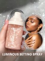 SHEGLAM Light Me Up Luminous Setting Spray Brand Beauty Makeup Face Paint Cosmetic For Women Girls Perfect For Spring Summer Ideal For Y2K Fancy Fashion Suitable For Birthday Mother'S Day Gift Rave Party Ready Best Color