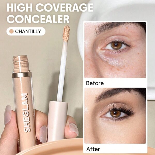 SHEGLAM Like Magic 12HR Full Coverage Concealer – Chantilly Matte Liquid Concealer