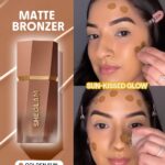 SHEGLAM Sun Beam Matte Liquid Bronzer-Golden Sun Gel Cream Contour Non-Greasy Long Lasting Highly Pigmented Contour Contouring Weightless Bronzer Brown Contour & Bronzer Brand Beauty Makeup Face Paint Cosmetic For Women Girls Perfect For Spring Summer Ideal For Y2K Fancy Fashion Suitable For Birthday Mother'S Day Gift Rave Party Ready Best Color
