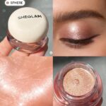 SHEGLAM Starstruck Cream Eyeshadow Pot-Sphere Brand Beauty Makeup Face Paint Cosmetic For Women Girls Perfect For Spring Summer Ideal For Y2K Fancy Fashion Suitable For Birthday Mother'S Day Gift Rave Festival Party Ready Best Color