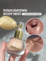 SHEGLAM Go Go Glow Highlighting Body Mist-Champagne Shimmer Brand Beauty Makeup Face Paint Cosmetic For Women Girls Perfect For Spring Summer Ideal For Y2K Fancy Fashion Suitable For Birthday Mother'S Day Gift Rave Party Ready Best Color