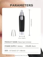 1pc Electric Nose Hair Trimmer, Portable Nose Hair Clipper For Men And Women - Image 5