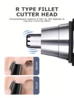 1pc Electric Nose Hair Trimmer, Portable Nose Hair Clipper For Men And Women - Image 4