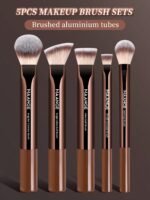 MAANGE 5pcs/13pcs/14pcs/17pcs/22pcs/38pcs Makeup Brush Set, Includes 14 Makeup Brushes + 1 Makeup Bag + 2 Makeup Sponges, Contains Foundation Brush, Blush Brush, Powder Brush, Eyeshadow Brush, Lash Brush, Eyebrow Brush, Lip Brush, Highlighter Brush, Concealer Brush. Makeup Brush Set, Travel Makeup Brush Set, Gift For Women And Girls.,Giveaways,Professional Makeup Brushes,Complete Makeup Set - Image 8