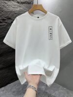 1pc Men's Fashionable Printed Loose Short Sleeve T-Shirt | Exquisite Design | Essential For Summer | Easy To Match, Showcasing Your Style - Image 2