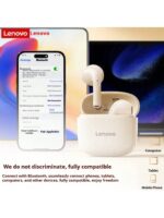 Lenovo EA166 Bluetooth 5.4 Earphones: High-Quality Sound, Smart Super-Clear Call Noise Cancellation, IPX5 Waterproof And Sweat-Proof Rating, Ultra-Low Latency. - Image 5