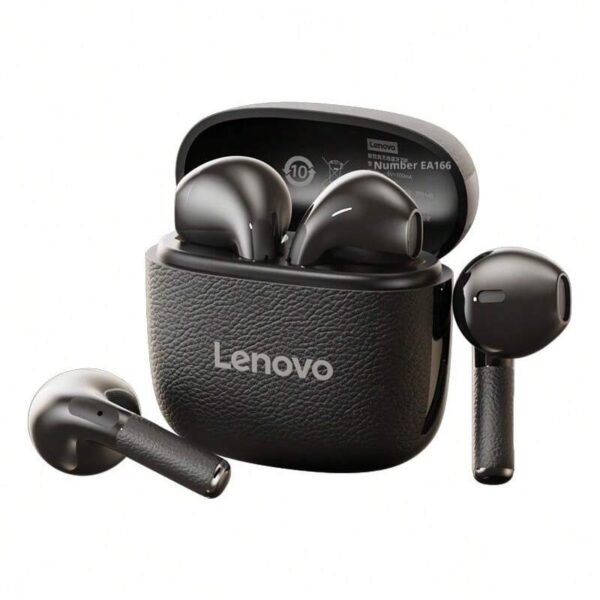 Lenovo EA166 Bluetooth 5.4 Earphones: High-Quality Sound, Smart Super-Clear Call Noise Cancellation, IPX5 Waterproof And Sweat-Proof Rating, Ultra-Low Latency.