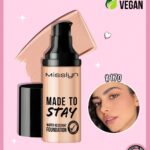 Misslyn This Waterproof Foundation Is Long-Lasting And Transfer-Resistant, Providing Even Coverage, Waterproof And Smudge-Proof, With A Smooth Texture, Strong Concealing Power, And Nourishing For The Skin. It Is A Brand Beauty Product And A Facial Makeup Product Suitable For Women And Girls. It Is An Ideal Choice For The Winter Season And A Perfect Interpretation Of The Y2K Style, Fashionable And Versatile, Suitable For Birthdays, Valentine's Day, Parties, New Year's And Other Occasions. The Colors Are Versatile, Pure And Cruelty-Free.