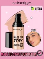 Misslyn This Waterproof Foundation Is Long-Lasting And Transfer-Resistant, Providing Even Coverage, Waterproof And Smudge-Proof, With A Smooth Texture, Strong Concealing Power, And Nourishing For The Skin. It Is A Brand Beauty Product And A Facial Makeup Product Suitable For Women And Girls. It Is An Ideal Choice For The Winter Season And A Perfect Interpretation Of The Y2K Style, Fashionable And Versatile, Suitable For Birthdays, Valentine's Day, Parties, New Year's And Other Occasions. The Colors Are Versatile, Pure And Cruelty-Free.