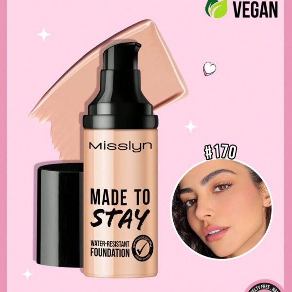 Misslyn This Waterproof Foundation Is Long-Lasting And Transfer-Resistant, Providing Even Coverage, Waterproof And Smudge-Proof, With A Smooth Texture, Strong Concealing Power, And Nourishing For The Skin. It Is A Brand Beauty Product And A Facial Makeup Product Suitable For Women And Girls. It Is An Ideal Choice For The Winter Season And A Perfect Interpretation Of The Y2K Style, Fashionable And Versatile, Suitable For Birthdays, Valentine's Day, Parties, New Year's And Other Occasions. The Colors Are Versatile, Pure And Cruelty-Free.