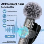 Wireless Lavalier Microphone, Plug And Play, Smart Noise Cancellation, Omnidirectional Condenser, With Windscreen, Professional Equipment, Wireless Lavalier Microphone For Recording, Live Streaming, Interviews, Song Recording, Podcasts, Interviews And Vlogs - USB Type-C (Multiple Interfaces And Colors Available), Rechargeable 60mAh Lithium Battery, 2.4G/3G/4G/5G Connectivity, Interview Recording | Wireless Microphone | Omnidirectional Pickup | Portable Wireless Microphone | Smartphone Microphone - Image 4