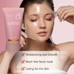 MELAO Melo Collagen & Biotin Face Mask, Deep Hydrating & Nourishing Overnight Mask, Brightening & Firming, Suitable For All Skin Types, 50g/1.76oz - Image 5