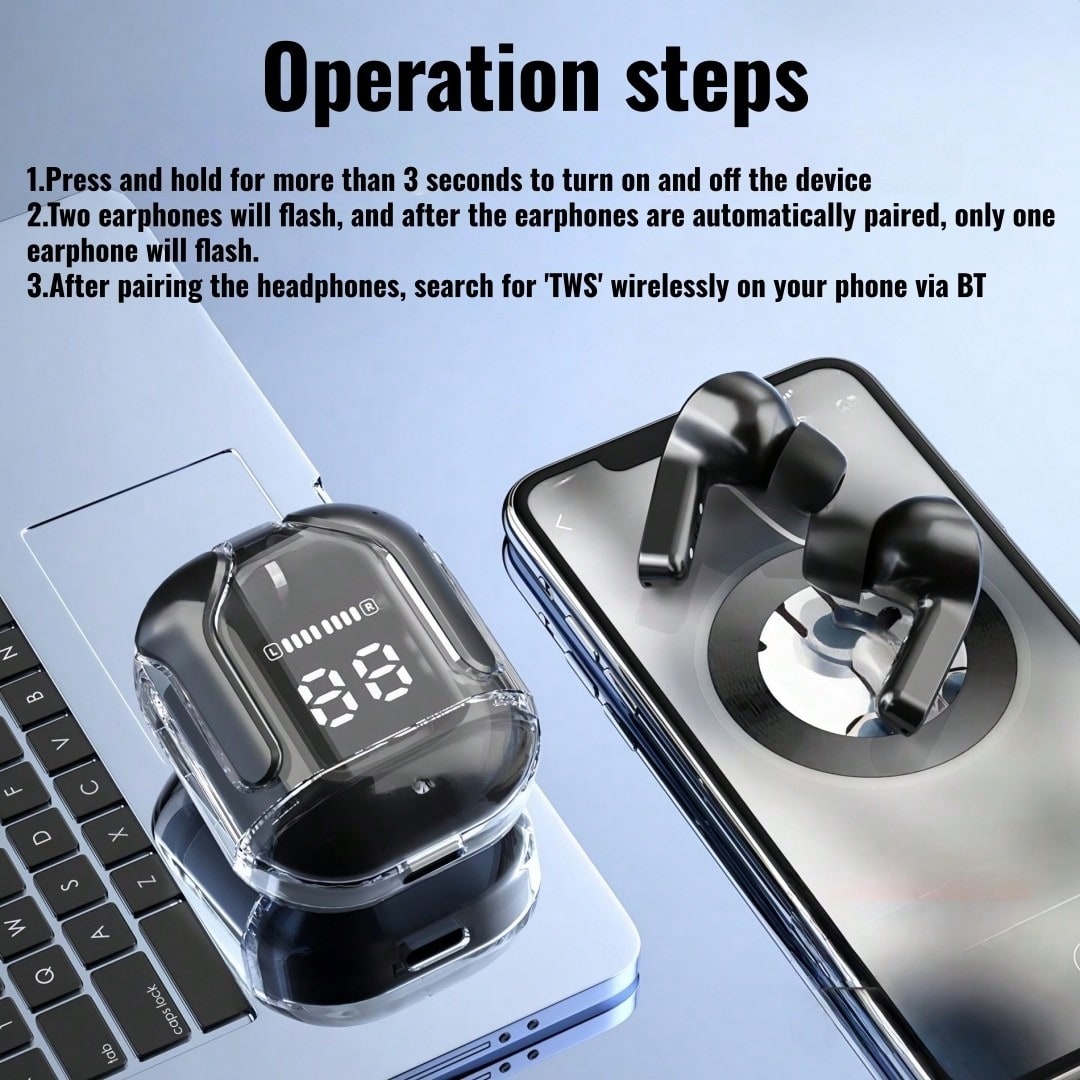 Realme Earbuds T200 Lite, True Wireless In-Ear Headphones, 12.4 Mm Dynamic Driver TWS Buds, Battery Life Up To 48 Hours, 45 Mm Latency, 2 ENC, Bluetooth 5.4, Type-C - Image 5