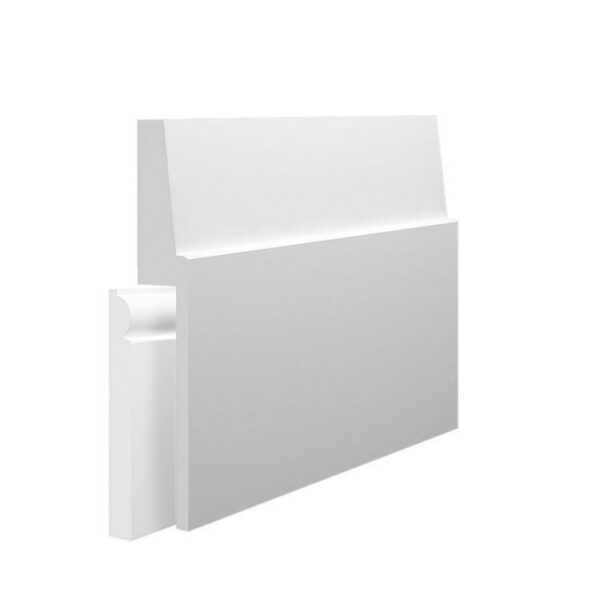 Bevelled MDF Skirting Board Cover