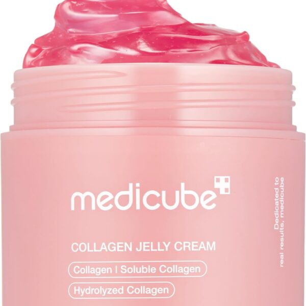 medicube Collagen Jelly Cream- Niacinamide & Freeze-Dried Hydrolyzed Collagen - Boosts skin's barrier hydration and gives 24h Glow & Lifted Look - Korean skincare (1.69 Fl Oz)