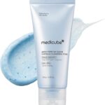 medicube Zero Pore Clear Blue Capsule Facial Deep Cleanser for Skin Texture, Blackhead & Pore Care | AHA, BHA & PHA for Double Cleansing, Daily Gentle Face Wash, Korean Skincare | 120g