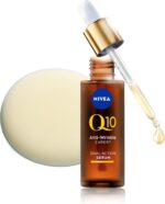 NIVEA Q10 Anti-Wrinkle Expert Dual Action Face Serum ​(30ml), Anti Ageing Face Serum for Women with Pure Q10, Moisturiser to Visibly Reduce and Prevent Wrinkles