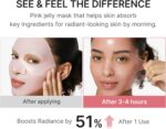 medicube Salmon DNA PDRN pink collagen jelly gel mask | overnight face mask for glass glow skin- elasticity, hydrating, firming and moisturising | korean skincare, 28g, 4ea - Image 4