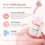 medicube Salmon DNA PDRN Pink Peptide Serum, Pink glow serum, Peptide, Niacinamide, Hydrating & Moisturising & Firming, Uneven Skin Tone, Korean Skincare | 1.01 fl.oz. (1.01 fl.oz., Salmon DNA PDRN) - Image 7