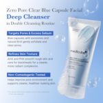 medicube Zero Pore Clear Blue Capsule Facial Deep Cleanser for Skin Texture, Blackhead & Pore Care | AHA, BHA & PHA for Double Cleansing, Daily Gentle Face Wash, Korean Skincare | 120g - Image 3