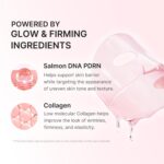 medicube Salmon DNA PDRN pink collagen jelly gel mask | overnight face mask for glass glow skin- elasticity, hydrating, firming and moisturising | korean skincare, 28g, 4ea - Image 2