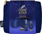 Feather & Down Sleeping Bag Gift Set (luxury eye mask, sleep balm, pillow spray and shower cream) - relaxation gift with calming lavender & chamomile essential oils perfect for Mothers Day | Sleeping Bag