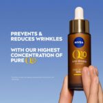 NIVEA Q10 Anti-Wrinkle Expert Dual Action Face Serum ​(30ml), Anti Ageing Face Serum for Women with Pure Q10, Moisturiser to Visibly Reduce and Prevent Wrinkles - Image 2