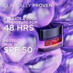 L’Oréal Paris SPF50 Cream Revitalift Filler Deep Replumping Anti-Ageing, UV Protection, Moisturising, Intensely Hydrates and Smooth Wrinkles with Macro, Micro and Micro-Epidermic Hyaluronic Acid, 50ml - Image 4
