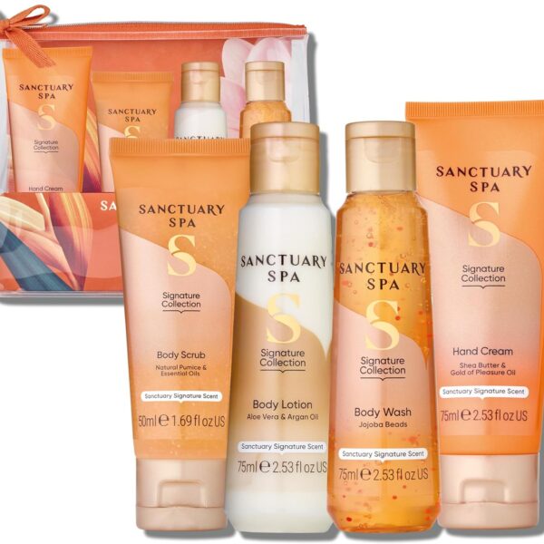 Sanctuary Spa Petite Retreat Gift Set, Vegan, Gift For Women, Birthday Gift, Womens Gift Sets, Body and Bath Set